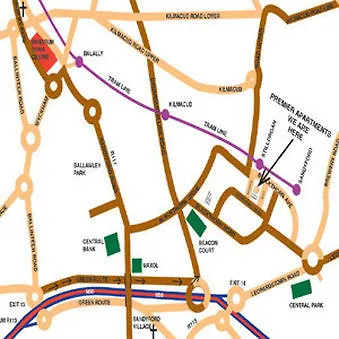 Lägenhetshotell Premier Dublin, Sandyford